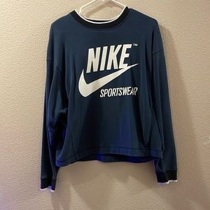 Nike semi crop top